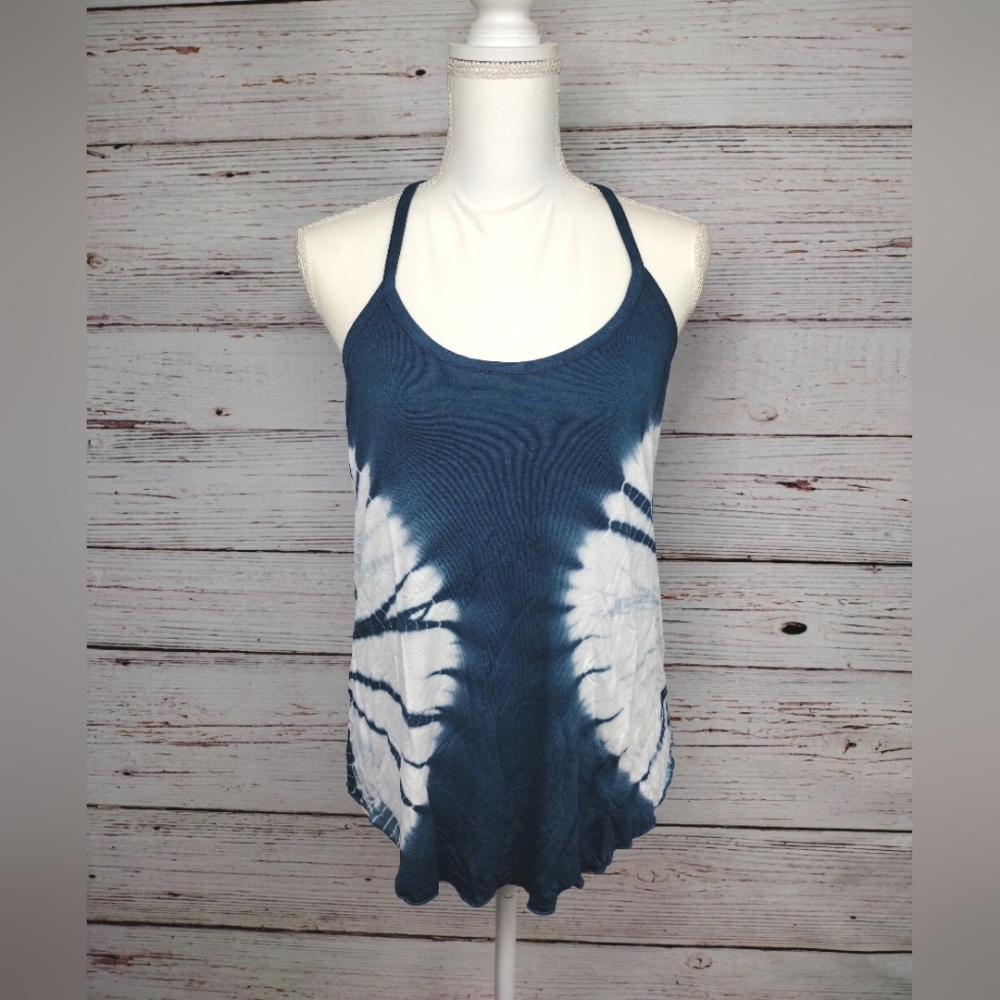 Chaser Ruffle T-Back Tank Top - Picture 2 of 9